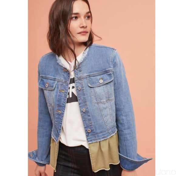 pilcro denim trucker jacket